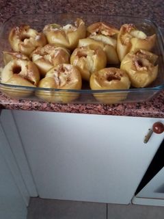 Una foto de Manzanas Asadas