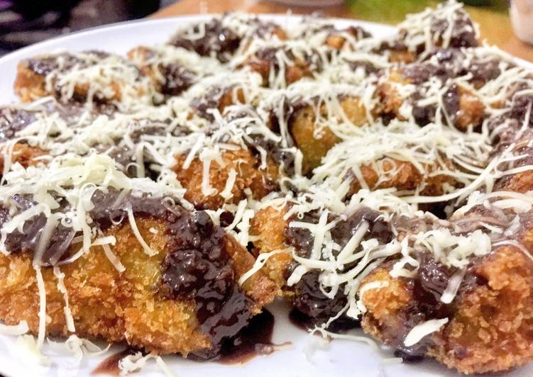 Nugget pisang milo keju