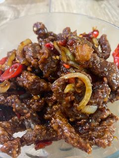 Foto resep Crispy spicy beef