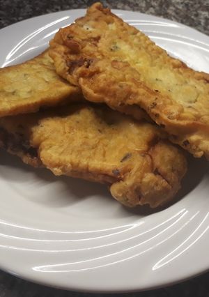 Una foto de Pescado frito con tempura de cerveza