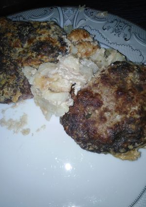 صورة لوصفة كفته وبطاطس بالطحينه 🍡🍢 طعم حكايه