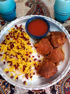 عکسی از دستور چلو گوشت مجلسی
