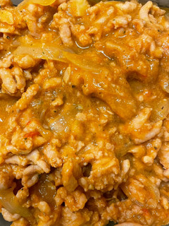 Una foto de Carne picada con tomate fácil