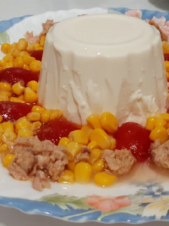 Una foto de Ensalada improvisada para cenar