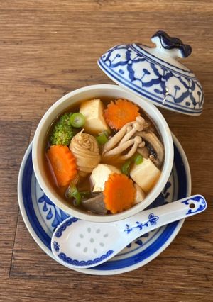 A picture of Fridge Foraging Gochujang Hot Pot.