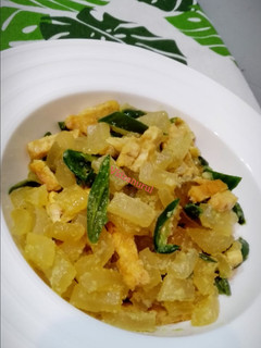 Foto resep Tumis Kikil tempe bumbu kuning