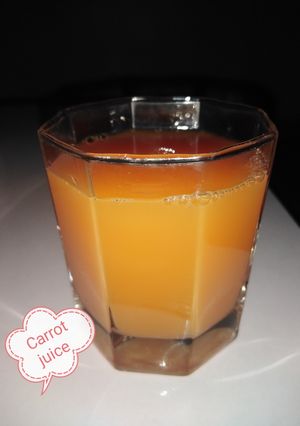 A picture of Carrot juice.