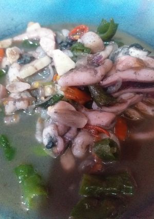 Foto resep Tumis cumi sotong