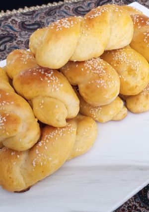 عکسی از دستور نان شیرمال