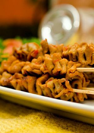Foto resep Sate usus ala angkringan