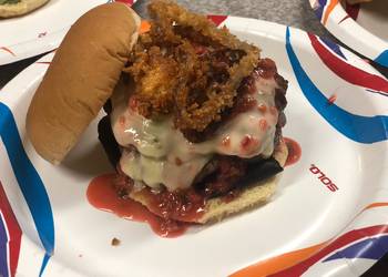 The New Way Making Recipe Creamy Jalapeo Stuffed Burgers with Raspberry Chipotle Sauce Most Delicious The New Way Making Recipe Creamy Jalapeo Stuffed Burgers with Raspberry Chipotle Sauce Most Delicious