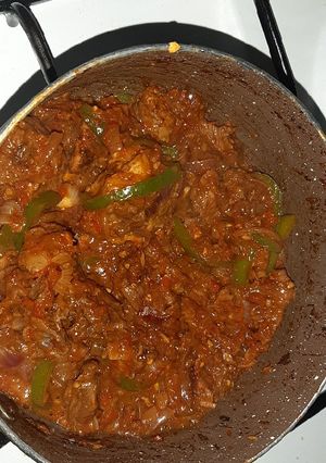 A picture of Wet fry meat.