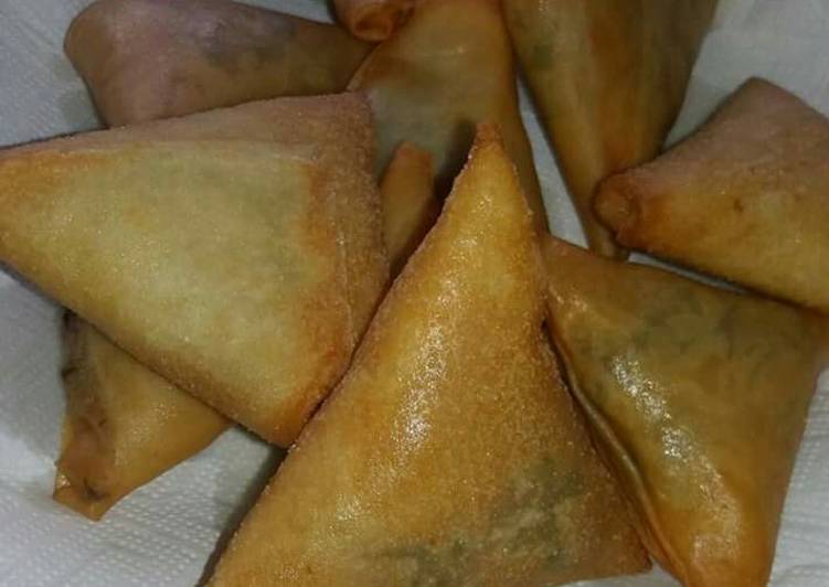 Easiest Way to Prepare Quick Beef samosa