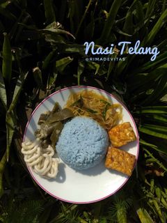 Foto resep Nasi Telang / Nasi Kerabu
