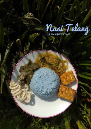 Foto resep Nasi Telang / Nasi Kerabu