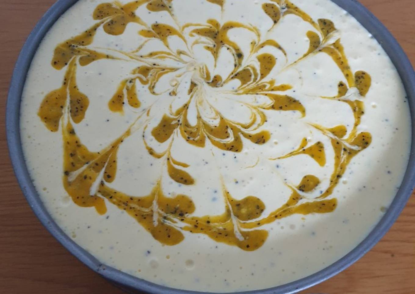 Mango and Passionfruit Cheesecake