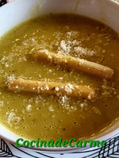 Una foto de Crema de champiñones casera