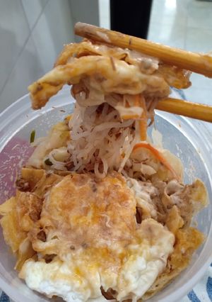 Hình của món Bún trộn chay keto.