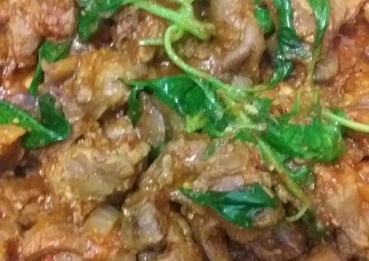 Resep Balado ati ampela kemangi, Lezat Sekali