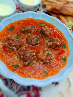عکسی از دستور کوفته نجف آبادی