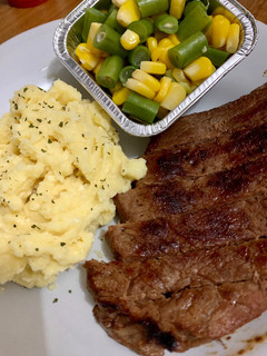 Foto resep Tenderloin steak with mashed potato