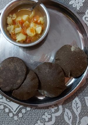 A picture of Kutu ki Puri (Navratri Special).