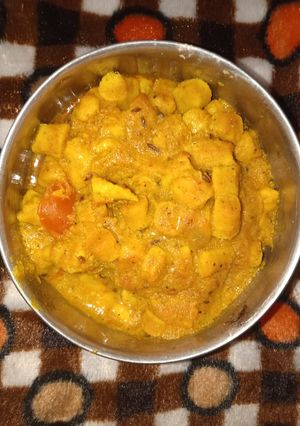 A picture of Besan ke gtte.