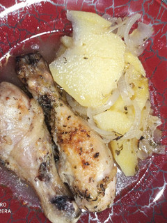 Una foto de Pollo al horno