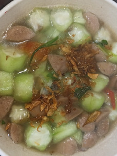 Foto resep Sup Oyong Bakso