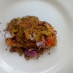 Bandashe (Hausa Burger) A picture of Bandashe (Hausa Burger).