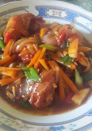 Foto resep Ayam asam manis