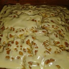 A picture of Maple Walnut Strudel Coffee Cake.