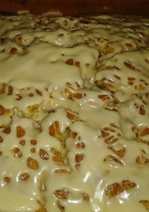 A picture of Maple Walnut Strudel Coffee Cake.