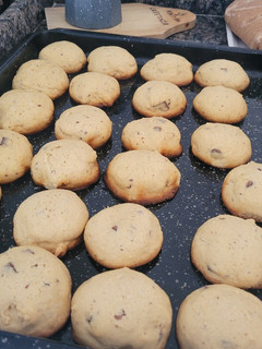 Una foto de Galletas de manteca y chocolate