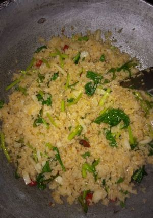 Foto resep Nasgor sawi putih dan sawi hijau