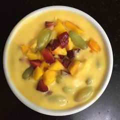 A picture of Aamras with a twist.