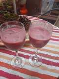 Piña colada de frambuesa