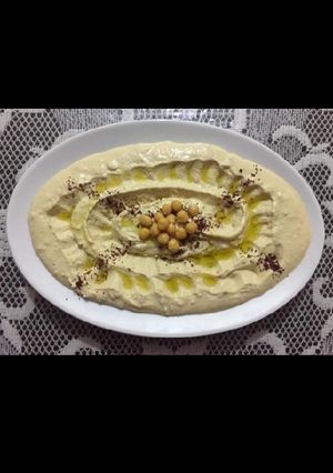 صورة لوصفة الحمص المدمس