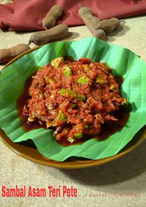 Foto resep Sambal Asam Teri Pete