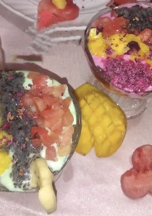 फ्रूट पुडिंग (fruit pudding recipe in Hindi) रेसिपी मुख्य फोटो