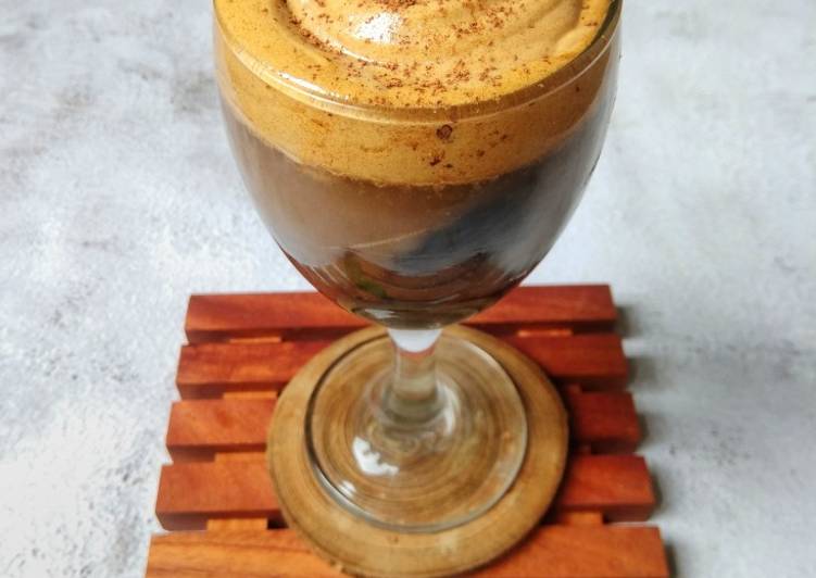 Langkah Mudah untuk Membuat Dalgona Cappuccino Cincau Pudding yang Lezat Sekali