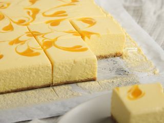 No-Bake Mango Cheesecake Bar