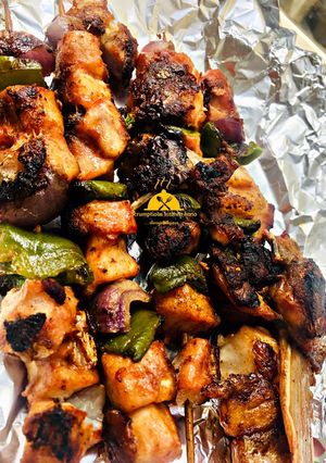 A picture of Souvlaki.