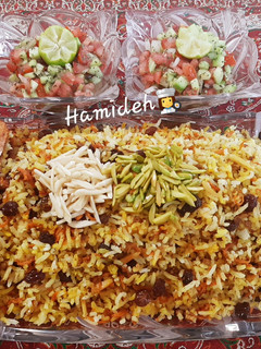عکسی از دستور هویج پلو🥕