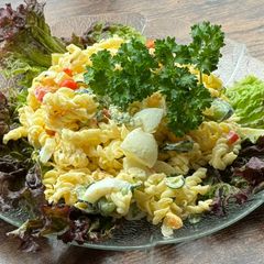 A picture of Fusilli Pasta Salad.