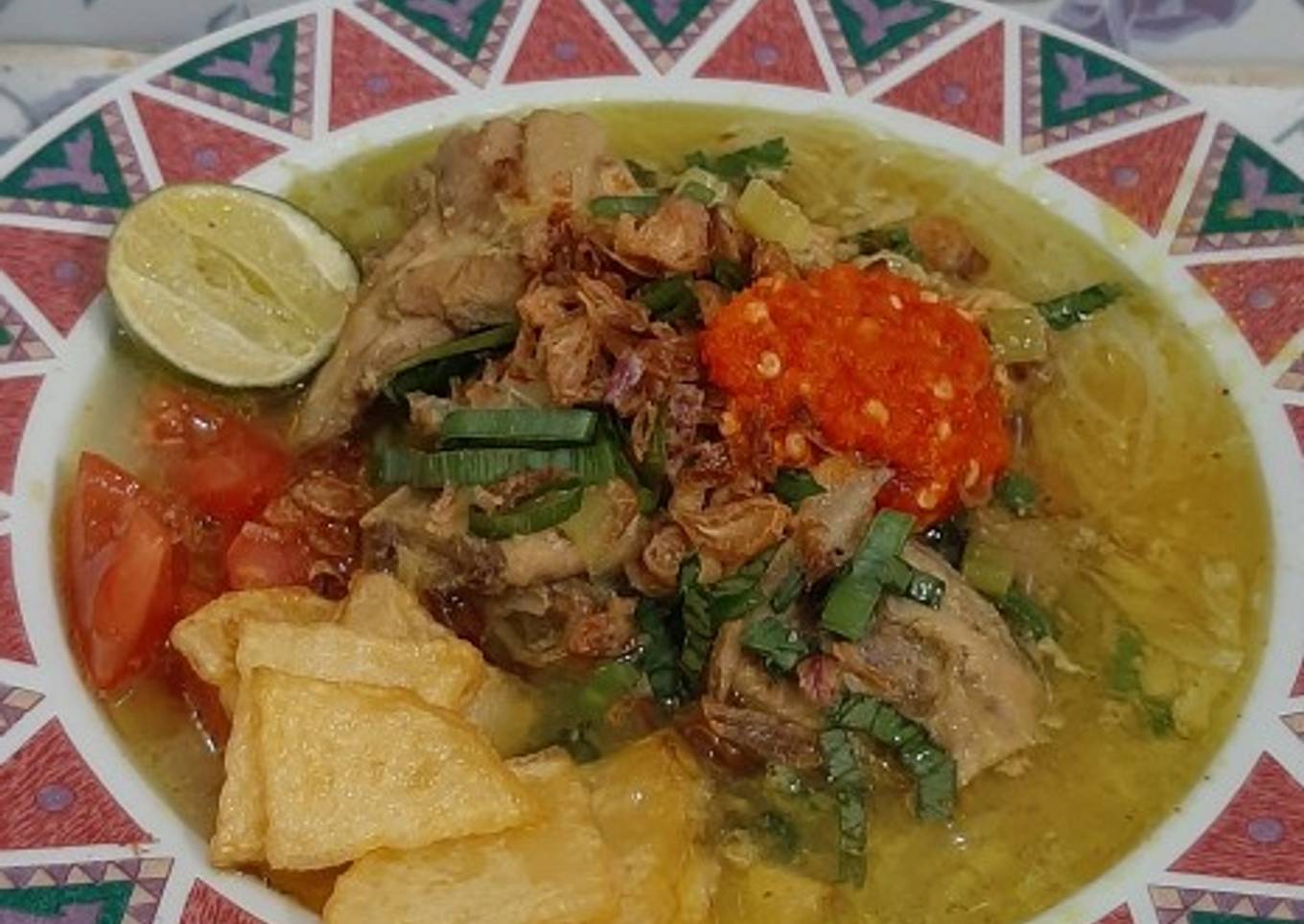 Soto Ayam Lamongan ala Bun Kev