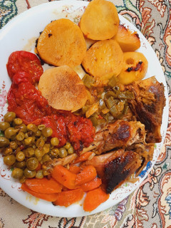 عکسی از دستور مرغ و سبزیجات (رژیمی)