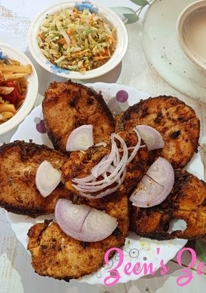 A picture of Surmai Tawa Fry.