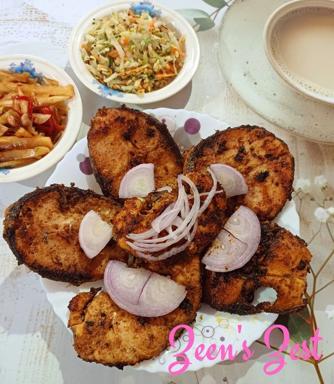 A picture of Surmai Tawa Fry.
