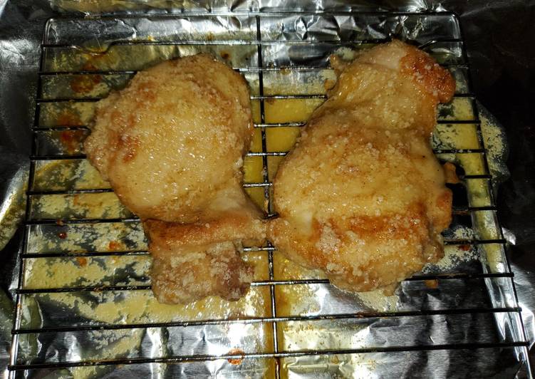 Step-by-Step Guide to Prepare Homemade Garlic Parmesan Chicken Thighs
